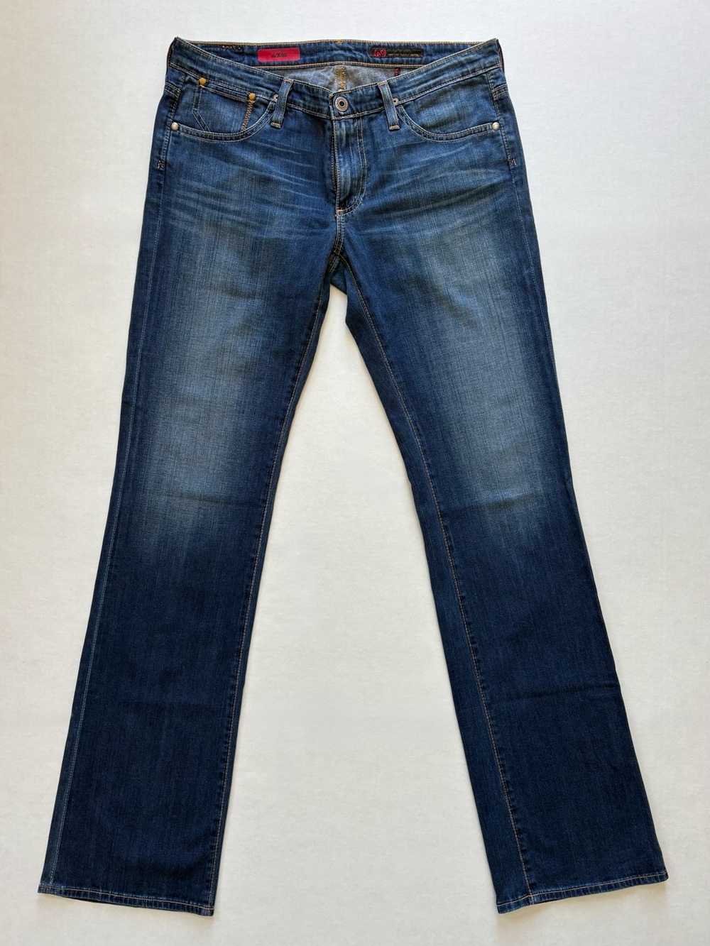 Ag Adriano Goldschmied "The Kiss" Bootcut Jeans Womens 29 Regular Dark Wash